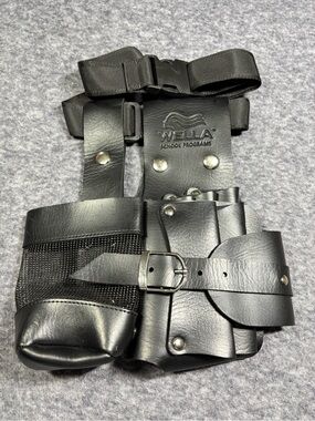 Wella Black Salon Belt Holster with Buckle